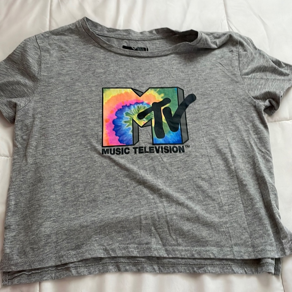 grey music television shirt